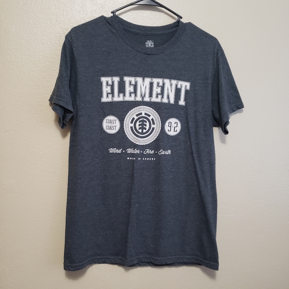Gray Element Graphic Tshirt